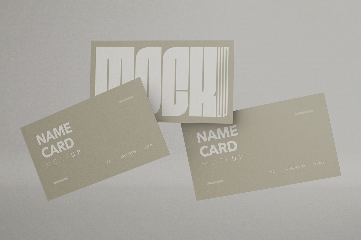 Business Card Mockups, an Advertising Mockup by Milka (Photo 2 of 4)