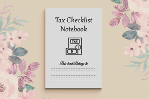 Tax Checklist Notebook KDP Interior