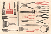 120 Vintage Tools & Craft, an Illustration by Brigantine Designs (Thumbnail 7 of 7)