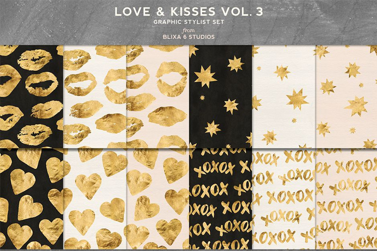 180 Dreamy Golden Graphics, a Pattern Graphic by Blixa 6 Studios (Photo 24 of 27)