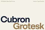 Cubron Grotesk 30 %Off, a Sans Serif Font by Horizon Type Foundry (Thumbnail 16 of 16)