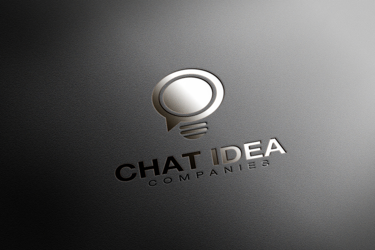 Chat Idea Logo, a Branding & Logo Template by CAIRON CREATIVESTUDIO (Photo 3 of 5)