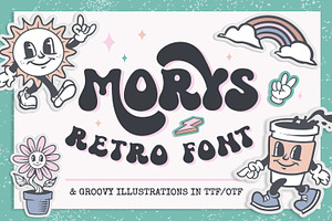 Morys Retro Font and dingbats