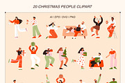 Christmas Party People Illustrations, an Object Graphic by ArtFM (Thumbnail 8 of 13)