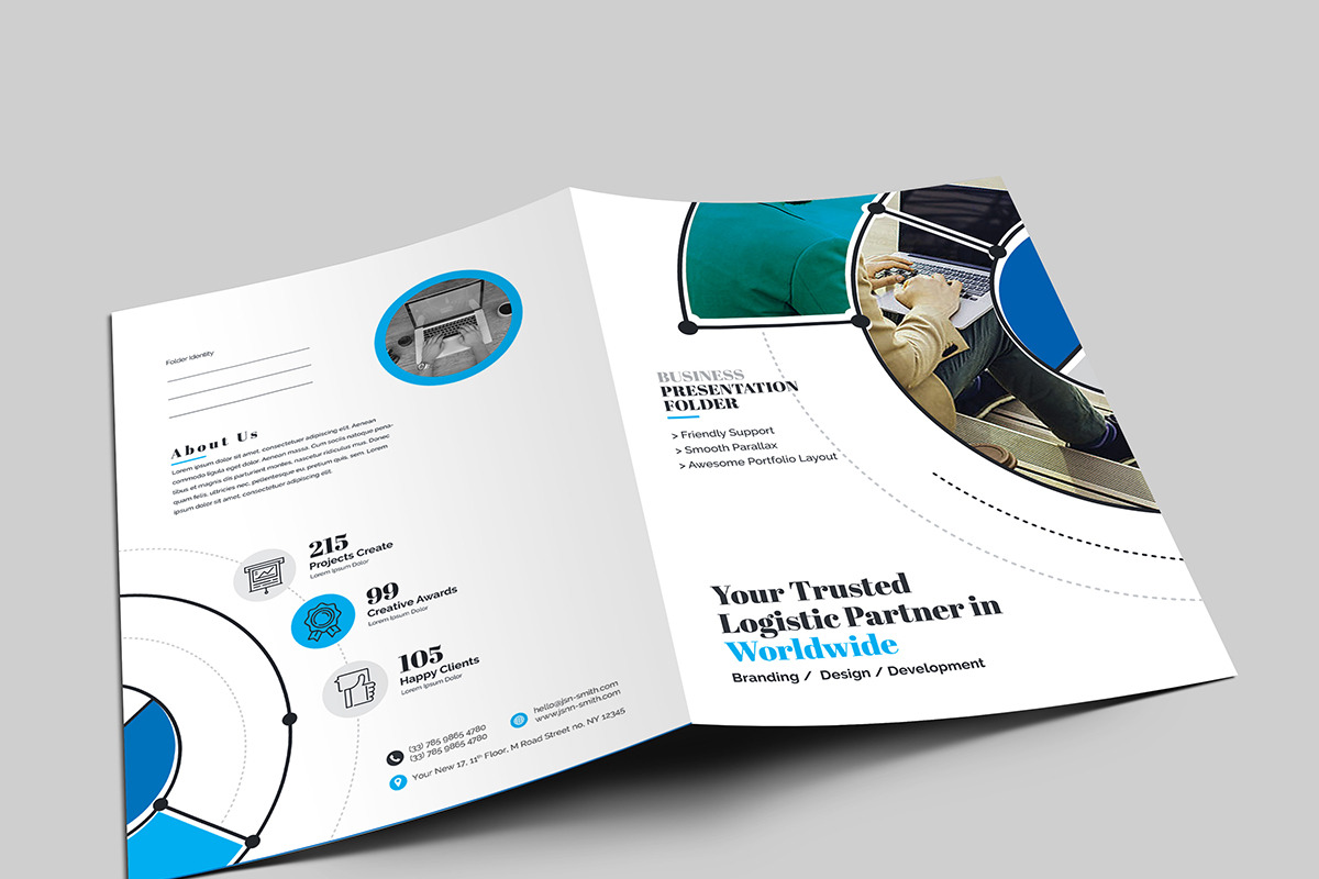 Presentation Folder, a Stationery Template by GenerousArt (Photo 2 of 8)