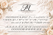 Malietha Flower Monogram, a Handwritten Font by Yoga Letter (Thumbnail 7 of 7)