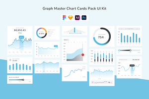 Graph Master Chart Cards Pack UI Kit