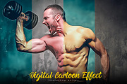 Digital Cartoon Effect, an Action Add-On by Vatdesign (Thumbnail 1 of 4)