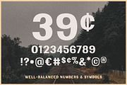 Riverwest Vintage Industrial Font, a Sans Serif Font by Parker Creative (Thumbnail 9 of 10)