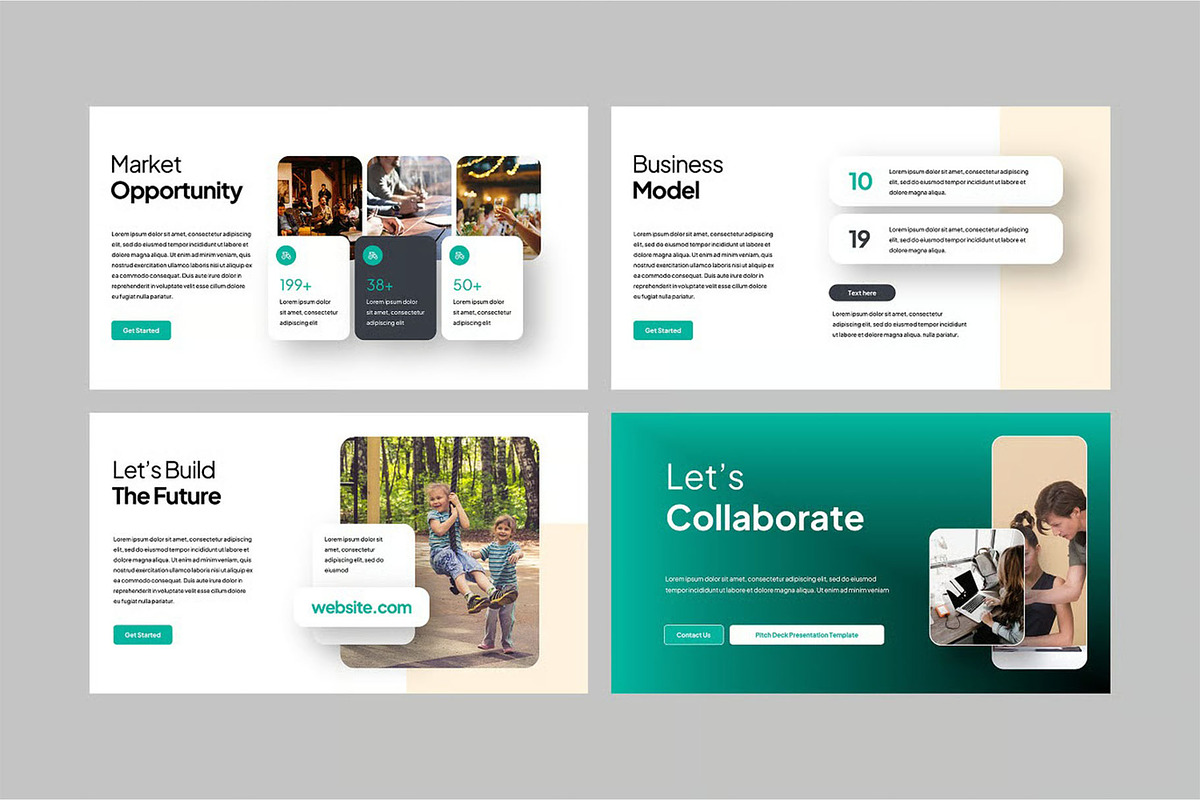 Pitch Deck Powerpoint Templates, a Presentation Template by Fit-tee (Photo 4 of 4)