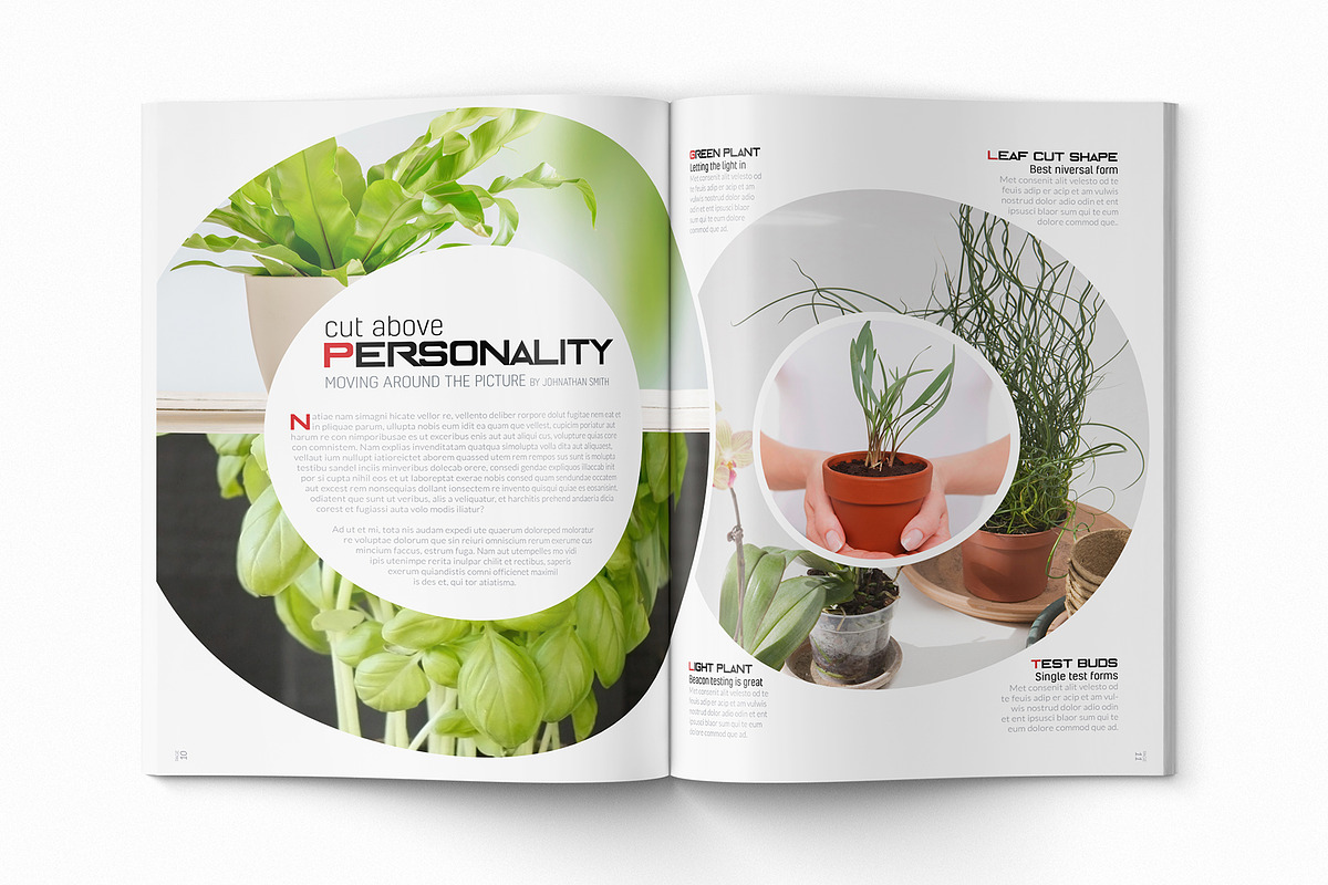 Magazine Template InDesign 15, a Magazine Template by Love Graphic Design (Photo 4 of 20)