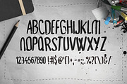 Capital Dry Brush Font, a Font by DesignSomething (Thumbnail 3 of 5)