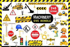 Construction Machinery SVG Bundle