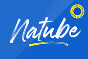 Natube Brush, a Script Font by Dhan Studio (Thumbnail 1 of 5)