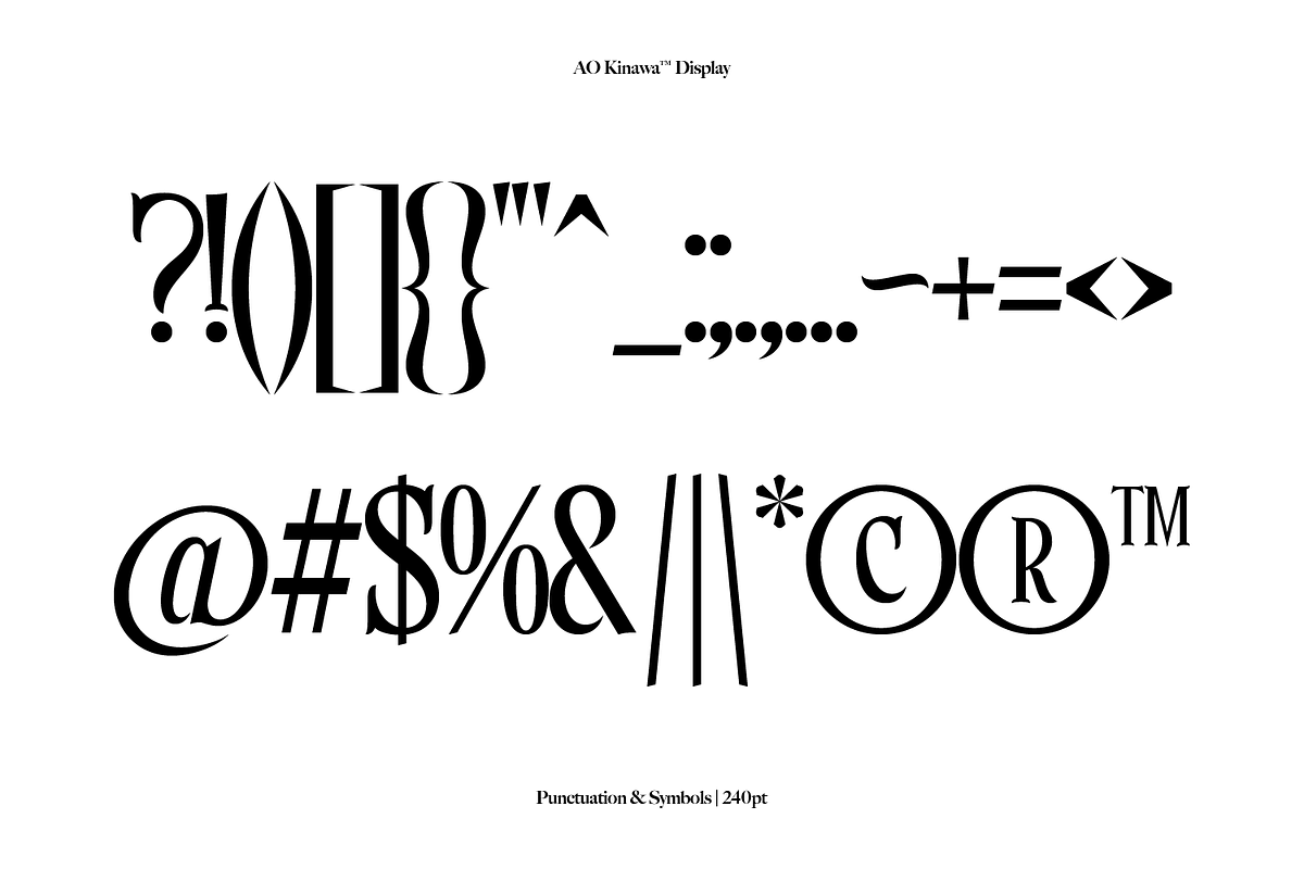 AO Kinawa - Elegant Display Serif, a Serif Font by OwunStudio (Photo 5 of 18)