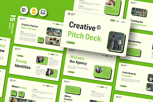 Creative Pitch Deck - Google Slides, a Presentation Template by QR Design Studio