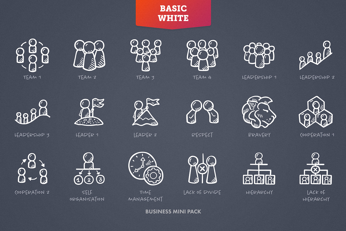Teams And Values - Business Icons, an Icon by Good Stuff No Nonsense (Photo 12 of 13)