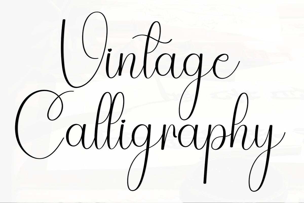 Calligraphy, a Handwritten Font by FreshTypeINK (Photo 7 of 8)