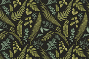 Botanical cards. Set with leaves., a Graphic by Lisla (Thumbnail 4 of 4)