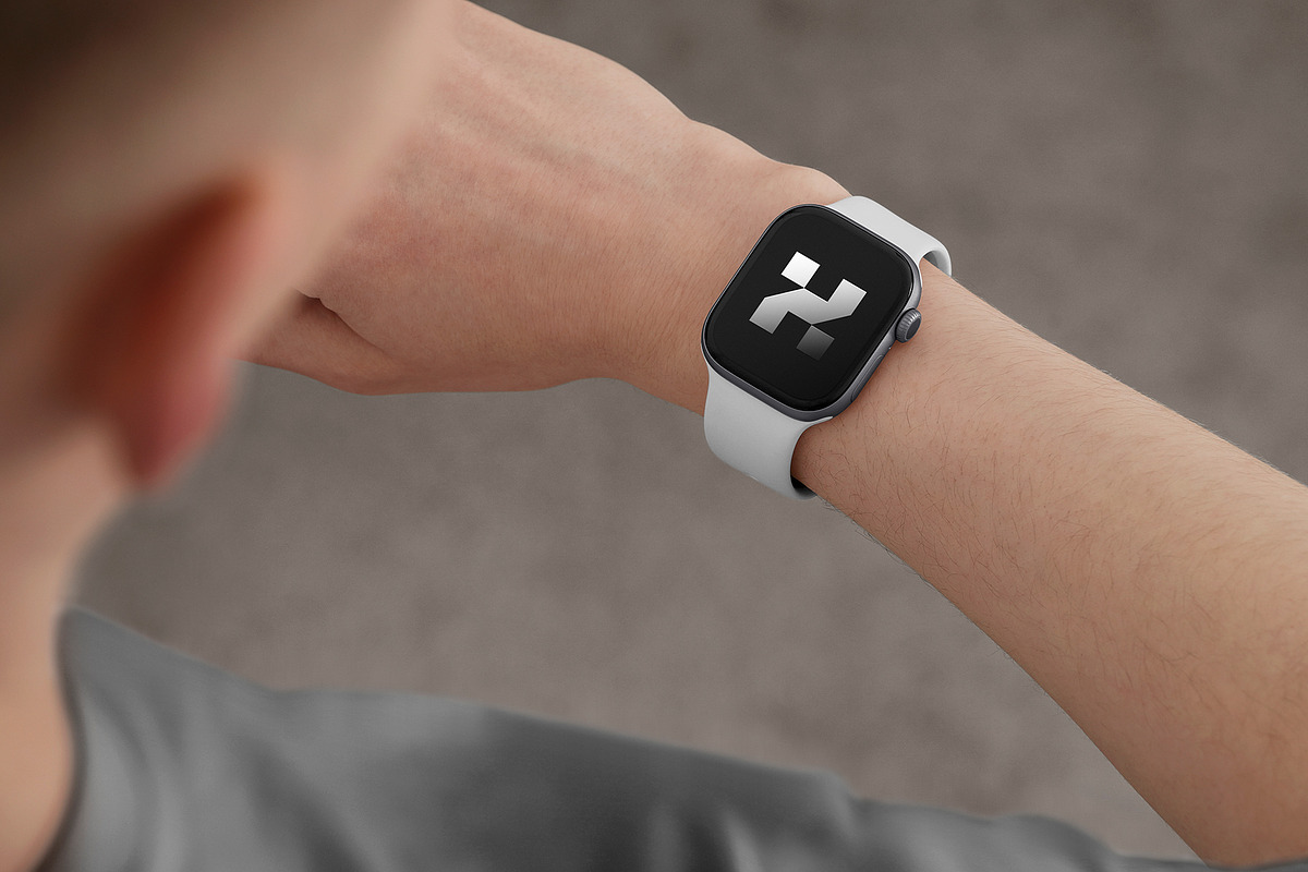 24 Watch Series 11 in Hand Mockups, a Wearable Device Mockup by Asylab (Photo 74 of 107)