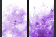 Purple Ombre Watercolor Backgrounds, a Texture Graphic by M. by mprintly (Thumbnail 4 of 6)