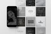 Motivational Instagram templates Kit, a Social Media Template by Soul & Maeum Store (Thumbnail 6 of 8)