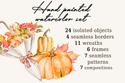 Autumn, Fall watercolor clipart, a Seasonal Illustration by Eves_Aquadreams (Thumbnail 2 of 12)