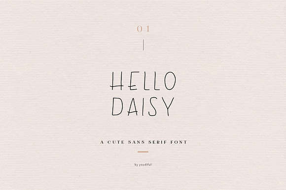 Hello Daisy Font preview 7