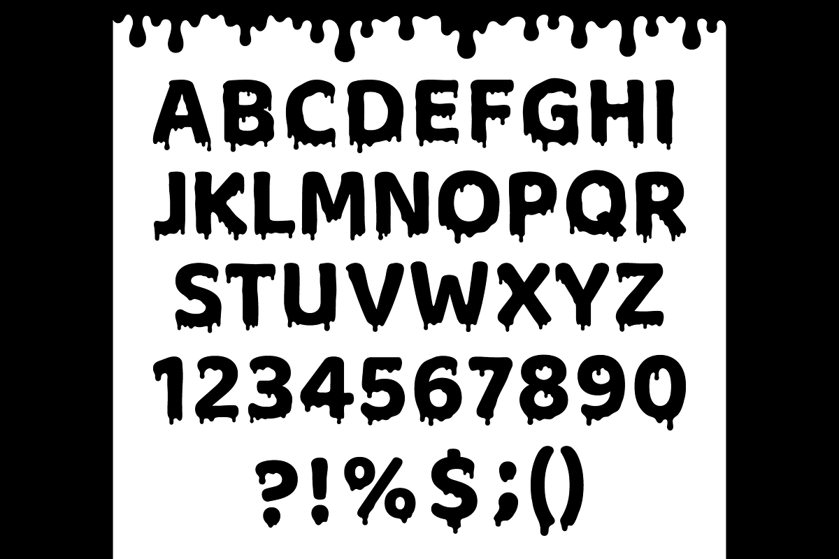 Liquid ink, paint letters, alphabet, an Illustration by Cmeree (Photo 3 of 3)