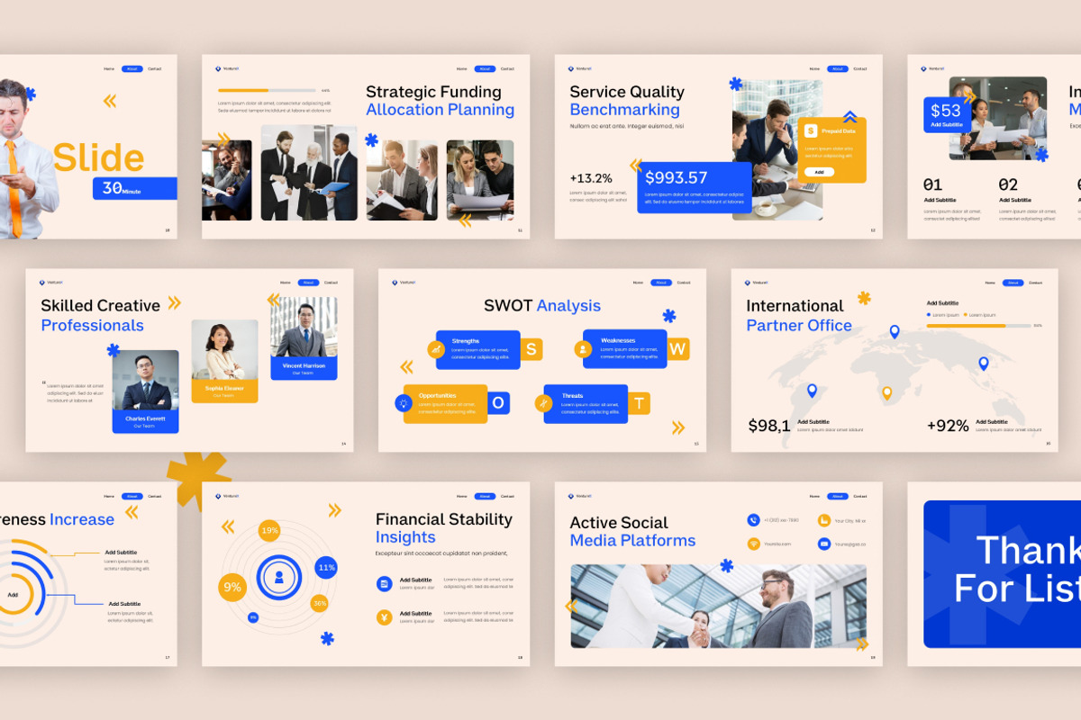 Business Proposal PowerPoint, a Presentation Template by Loin Studio (Photo 4 of 4)