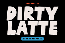 Dirty Latte - Cafe Logo Font