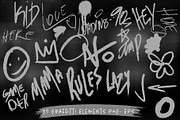 Graffiti 35 PNG EPS Elements, an Object Graphic by Studio Angel Arts (Thumbnail 2 of 8)