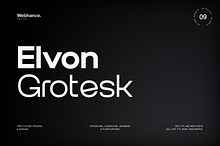 Elvon Grotesk - A Modern Grotesk