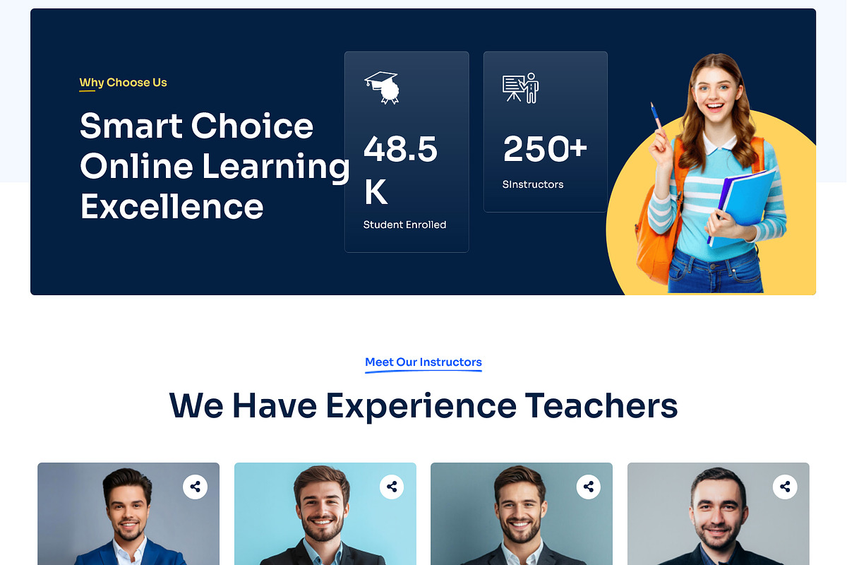 Eduspace - Next JS Education Template preview 2