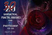 30 RadFractical Fractal Brushes, an Object Graphic by somnus77 (Thumbnail 1 of 6)
