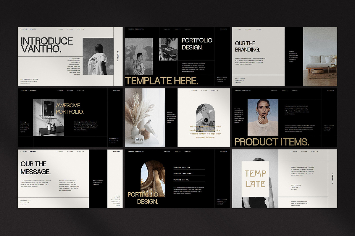 Vantho Presentation Template preview 4