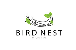 Bird's Nest Logo Design, Bird House, a Branding & Logo Template by Maylianaw28