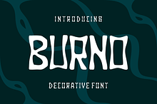 Burno - Funky Font