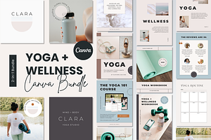 2-in-1 Canva Bundle | CLARA, a Templates & Theme by Erin Cassidy