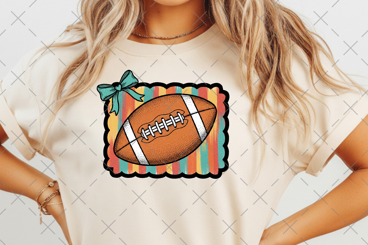 Grunge Football PNG, an Illustration by Craft Nest (Photo 2 of 6)