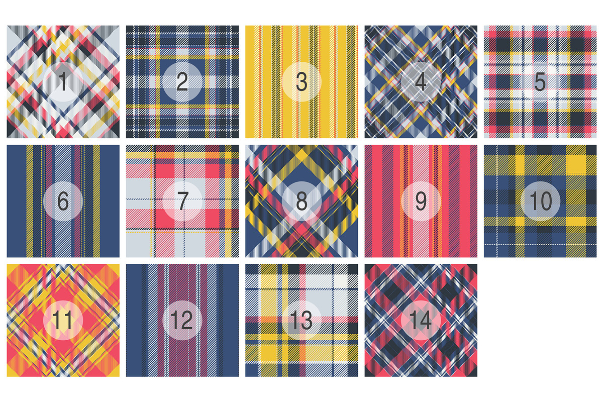 #84 Seamless Pattern Plaids, a Pattern Graphic by Plaid4You (Photo 2 of 10)