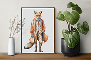Dressed Animals Collection Clipart, an Animal Illustration by Watercolor Digital (Thumbnail 7 of 7)