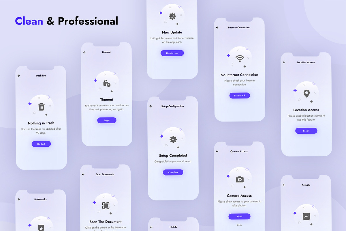 Empty States, an UI Kit Template by Youme Techworld (Photo 5 of 6)