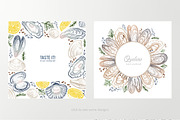 Vector sketch of Shellfish & Oysters, an Object Graphic by Aquatinta (Thumbnail 4 of 11)