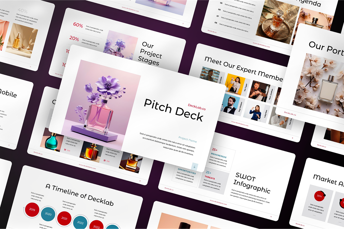 DeckLab.co - Pitch Deck PowerPoint, a Presentation Template by SquidPixey (Photo 6 of 7)