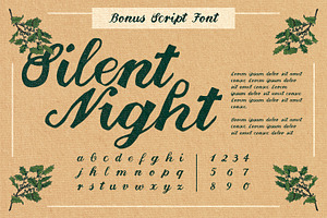 Holiday Design Kit Script Font