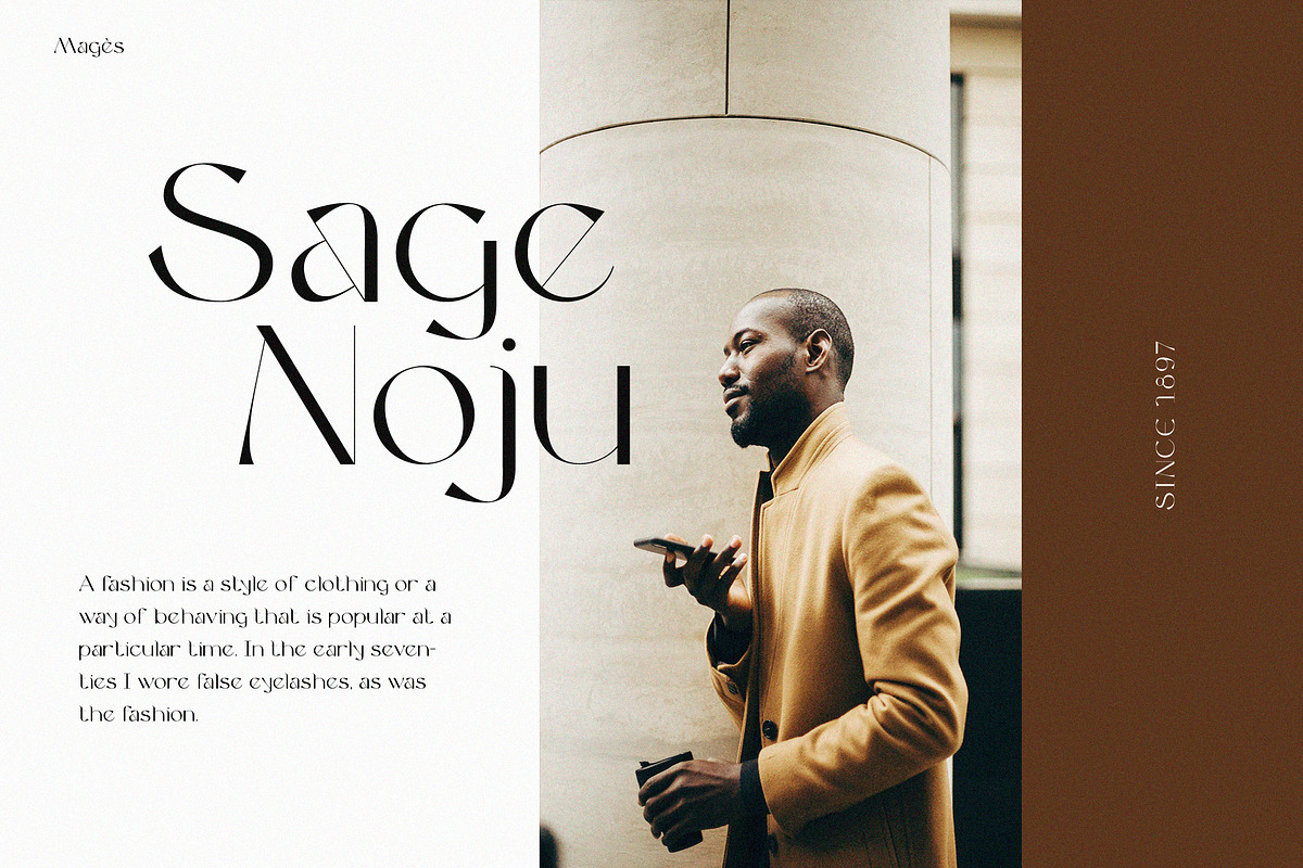 Magès - Modern Serif Typeface, a Serif Font by Graphicfresh (Photo 8 of 10)