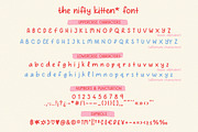 The Nifty Kitten Script Font, a Script Font by CarmineType (Thumbnail 18 of 21)