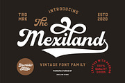 Mexiland - Vintage Font Duo, a Script Font by Grezline Studio (Thumbnail 1 of 12)