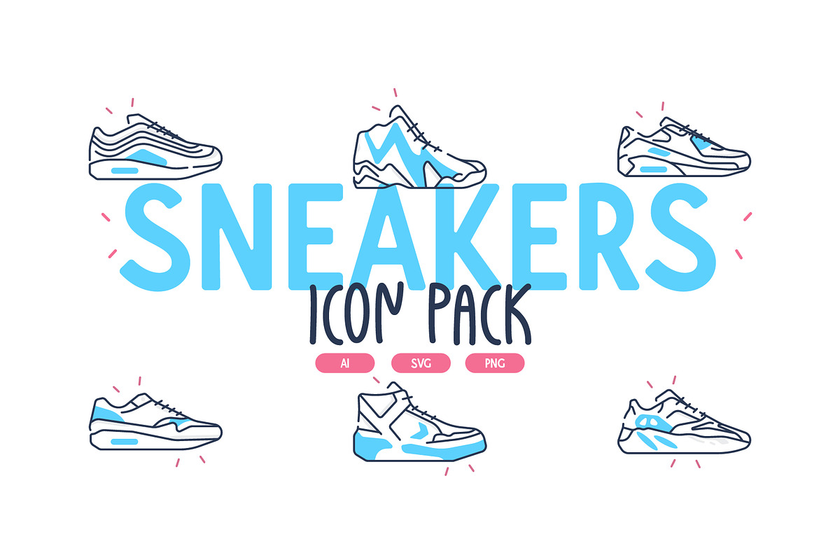 Sneakers Icons, a Sport Illustration by iconfield (Photo 1 of 5)